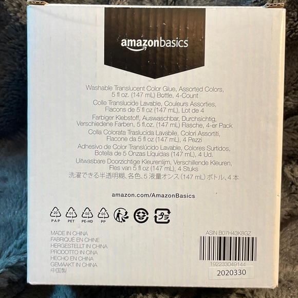 Washable transparent colour glue for crafts and school projects in 4 colours NIB - Picture 4 of 12